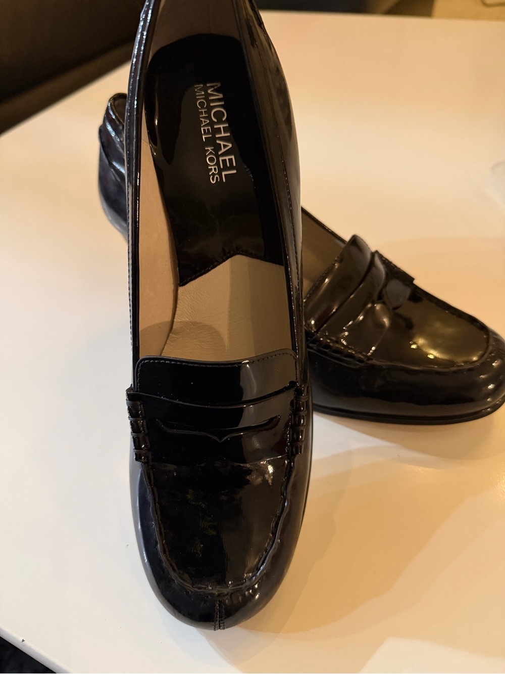 MICHAEL Michael Kors Women's Black Patent Loafers